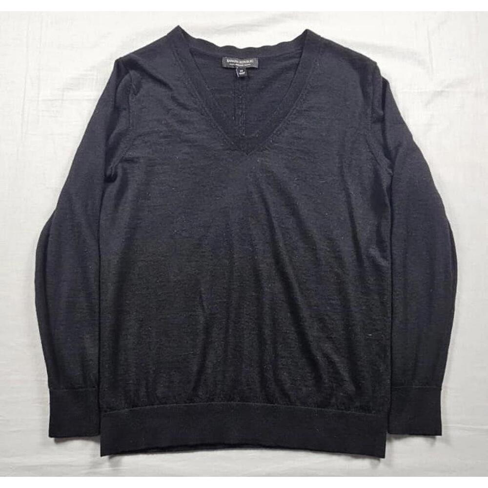 Banana Republic Stretch Mens Sweater Size‎ Medium 100% Merino Wool